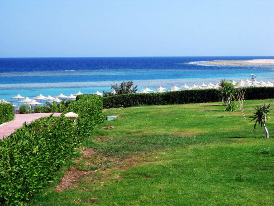 Blick zum Strand Fantazia Resort Marsa Alam