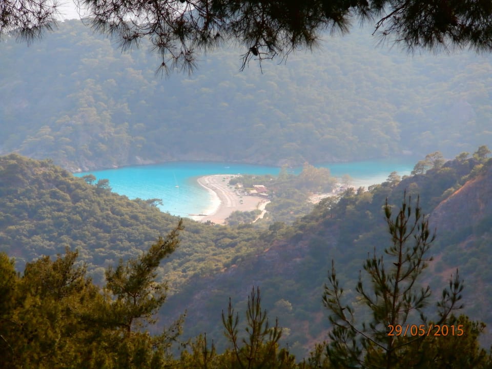 Blaue Lagune vom Balkon Garcia Resort & Spa