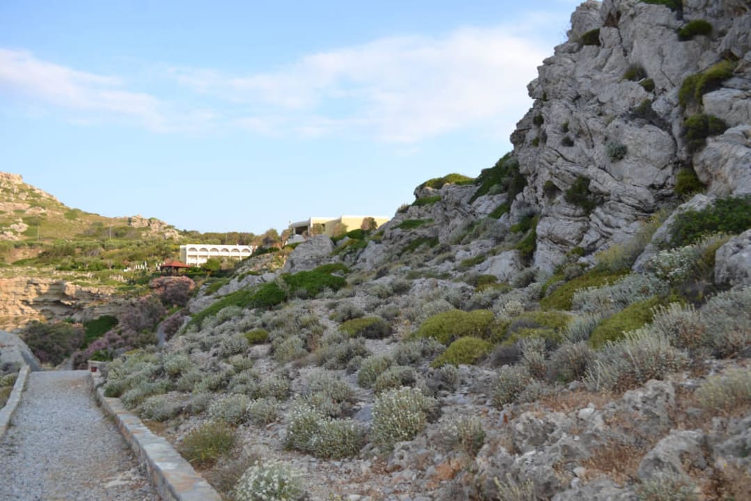Droga na plaże Hotel Kalithea Horizon Royal