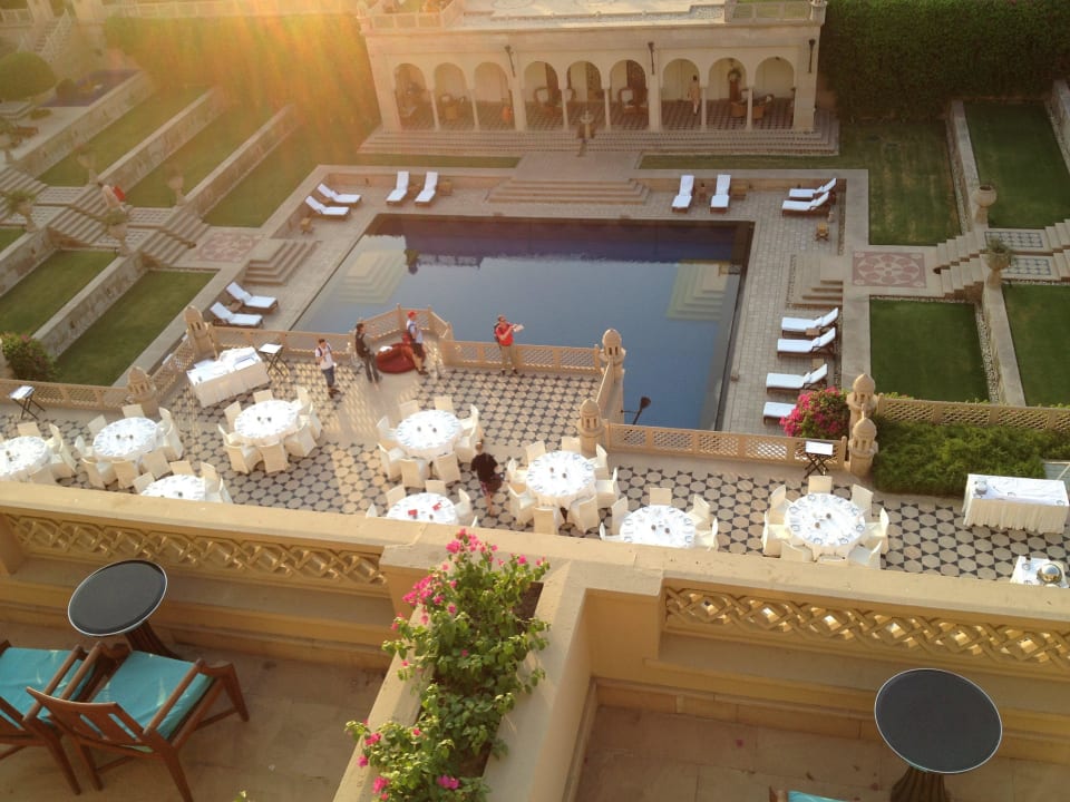 Blick von unserem Zimmer Hotel The Oberoi Amarvilas
