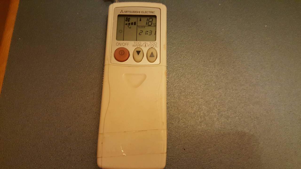 Fernbedienung der Klimaanlage Hotel Astor