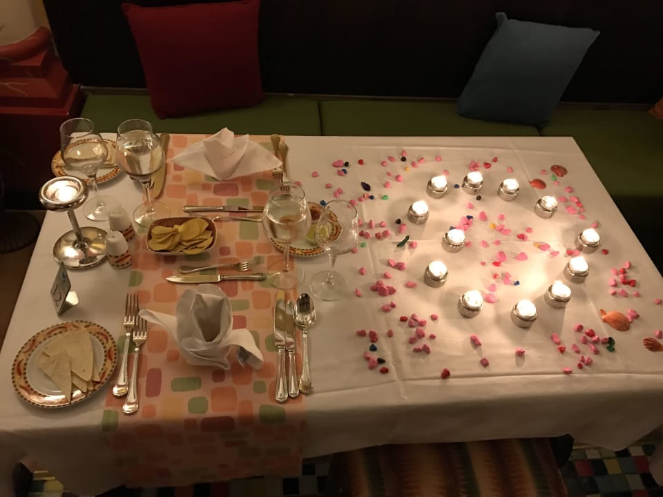 Á la Carte Tischdekoration Diamond Excellence Resort & Spa