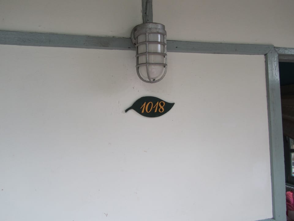 Nummer unseres Drecksbungalows The Green Park Resort