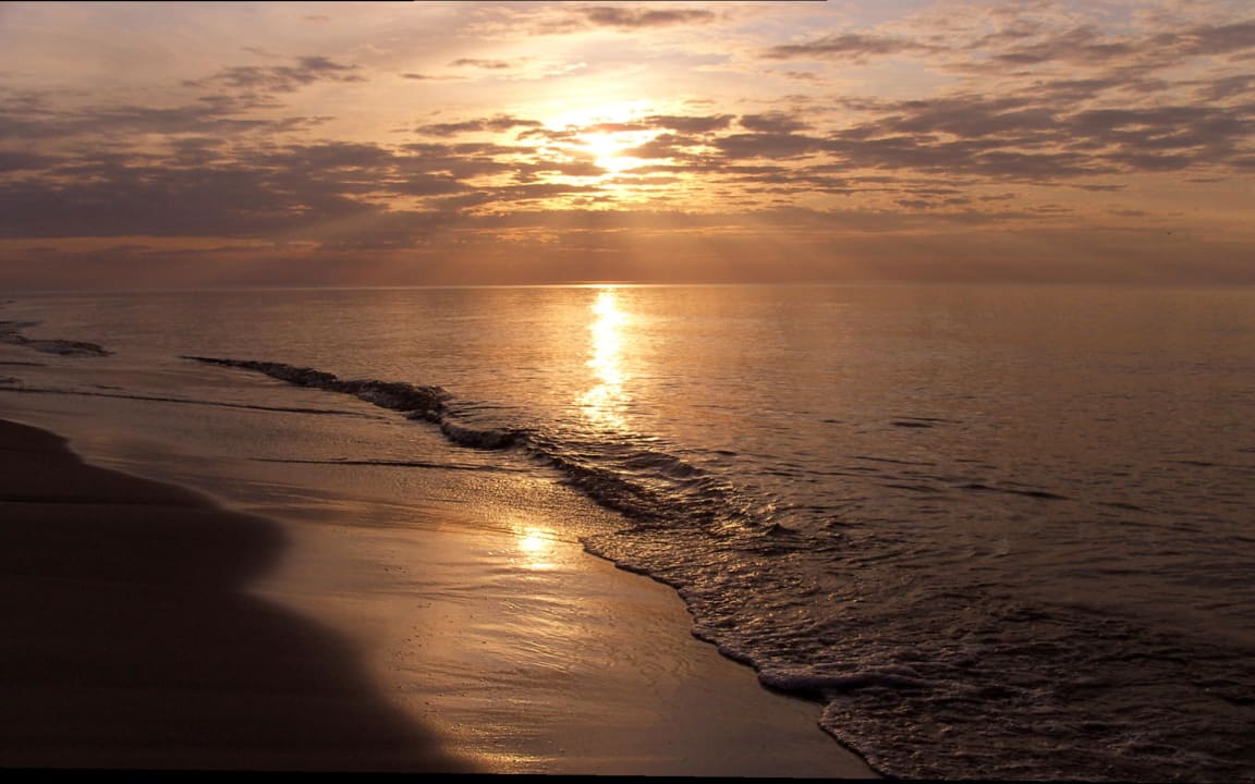 Sonnenuntergang an der Ostsee Hotel Senator