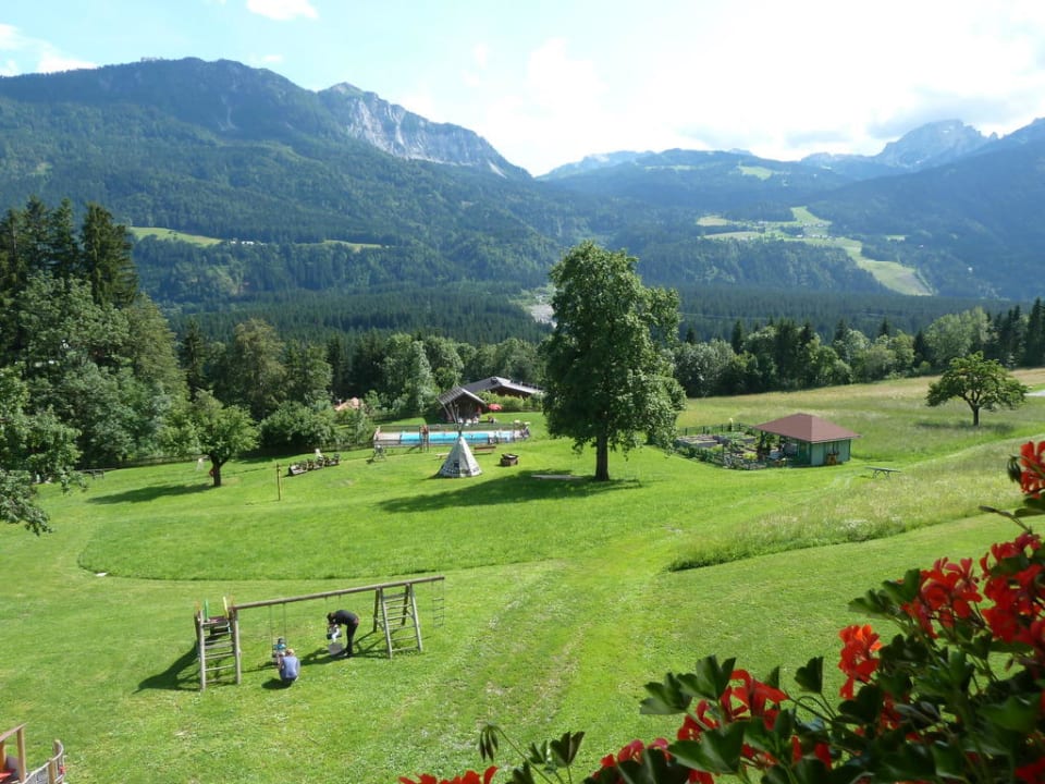 Blick auf die Berge Familienhotel Ramsi