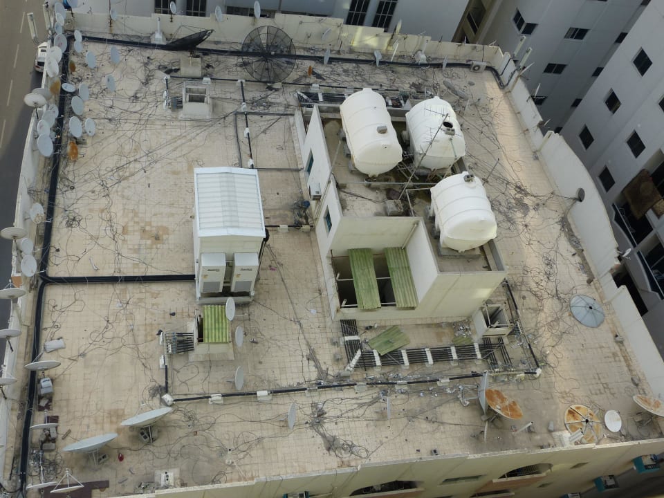 Blick aus dem Wohnzimmerfenster im 14.Stock Hotel Apartment Spark Residence