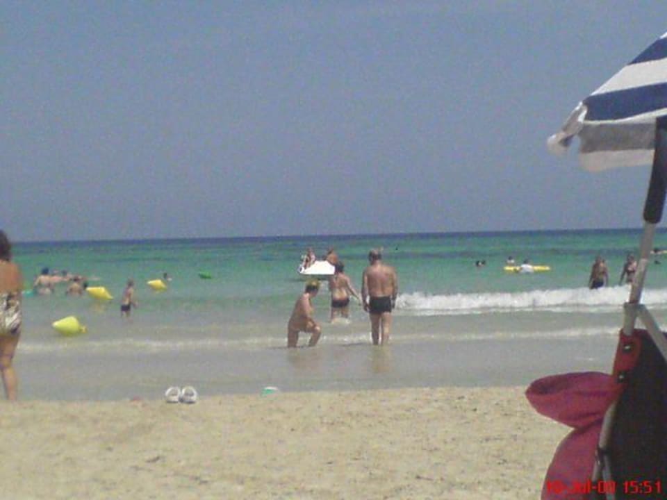 Der schöne Strand Protur Palmeras Playa Aparthotel