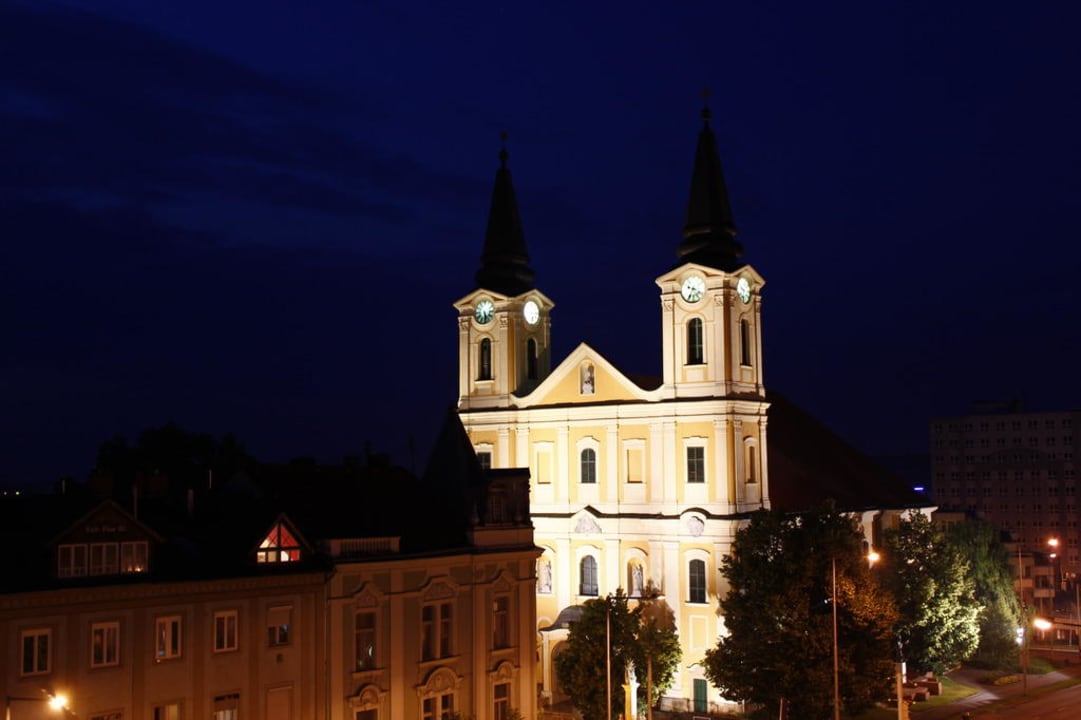 Kirche vom Zimmer 5.OG Hotel Arany Barany