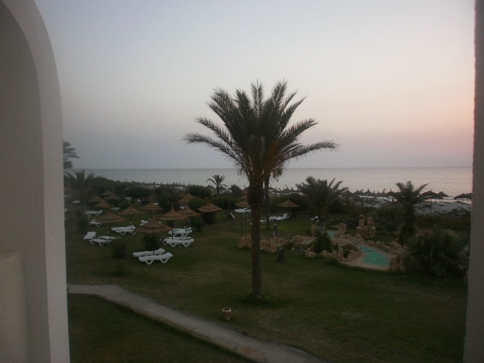 Ausblick vom Zimmer Mahdia Beach & Aquapark