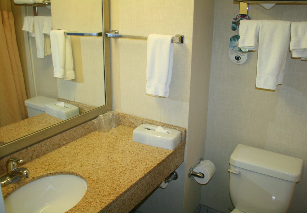 Bad mit Waschbecken Nr. 2 Hotel Holiday Inn Rosslyn at Key Bridge