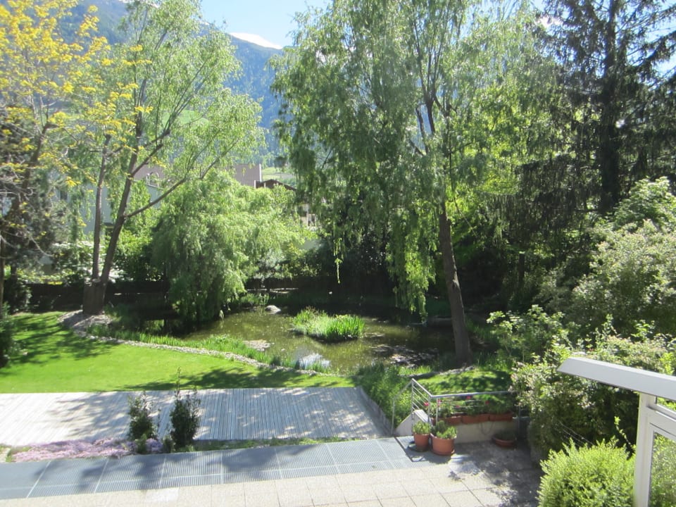 Mit Teich La Vimea Biotique Hotel