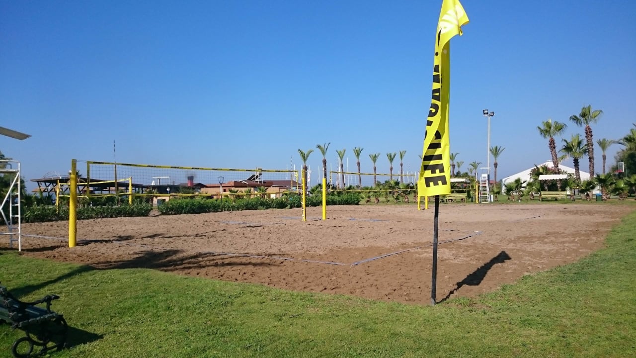 Die Beachvolleyballfelder  Asteria Family Belek