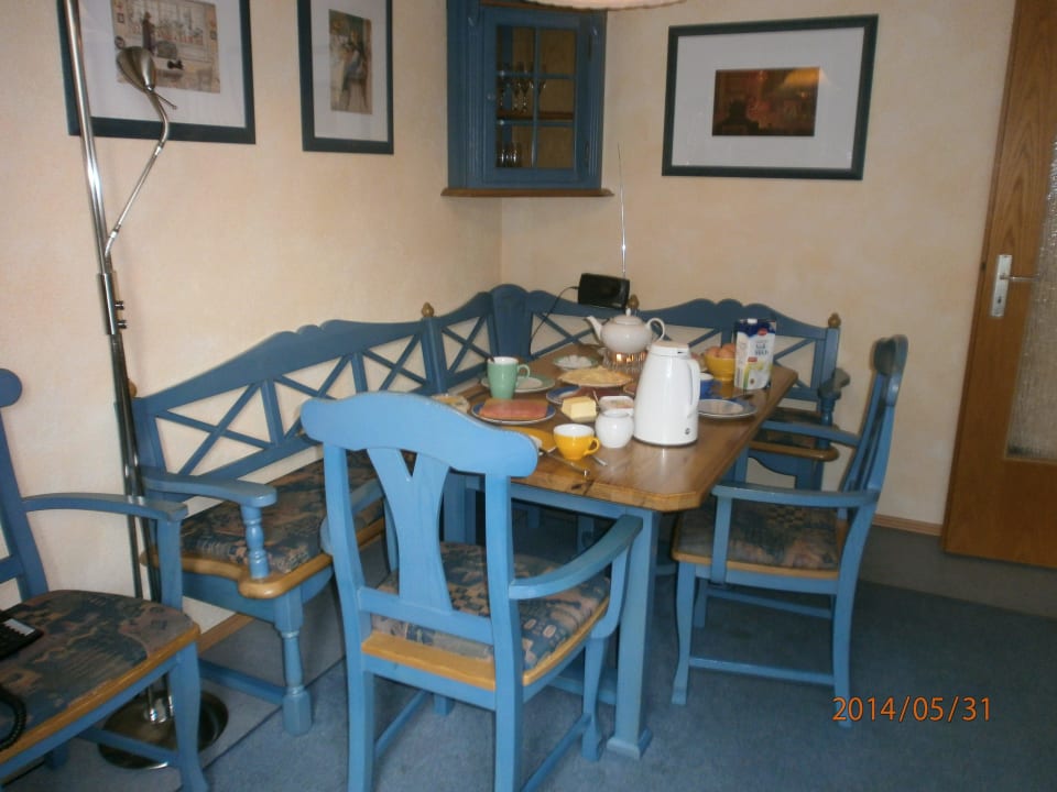 Es ist genug Platz da zum Essen fassen Apartmenthaus Buddelei