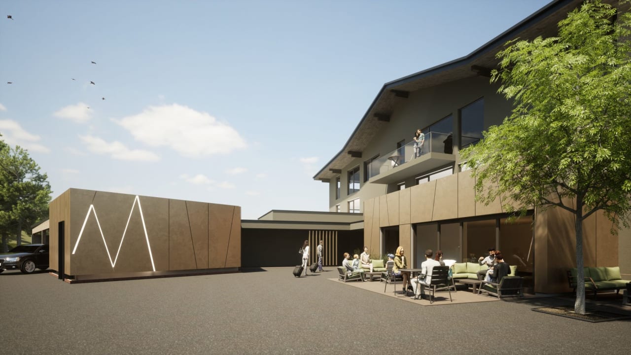 Außenansicht Mount Fischer Design Aparthotel