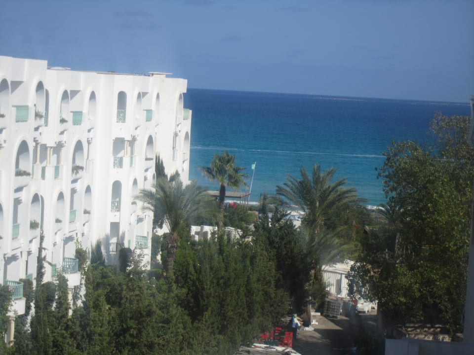 Aussicht von unserem Zimmer Mahdia Beach & Aquapark