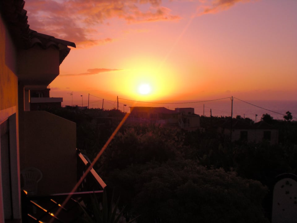 Nachts vom Balkon aus Villa Rosalva