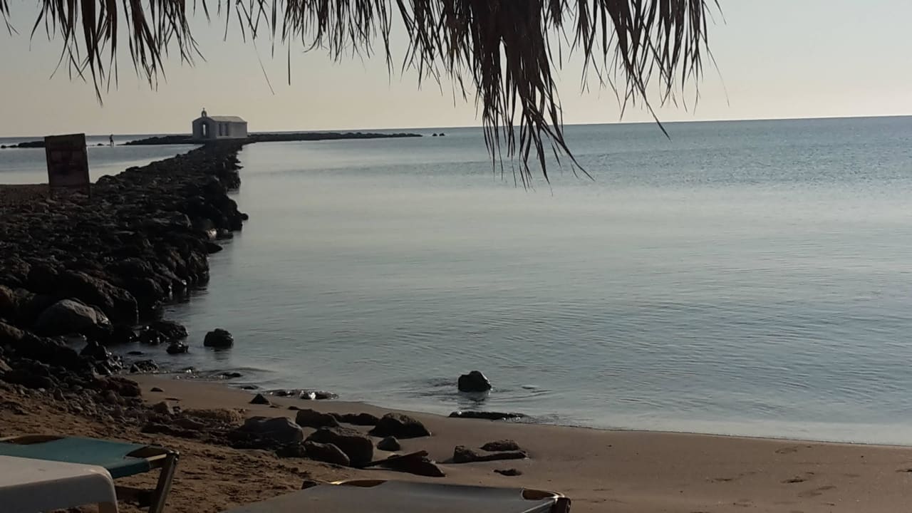 Strand, direkt vor der "Haustür" Hotel Corissia Princess