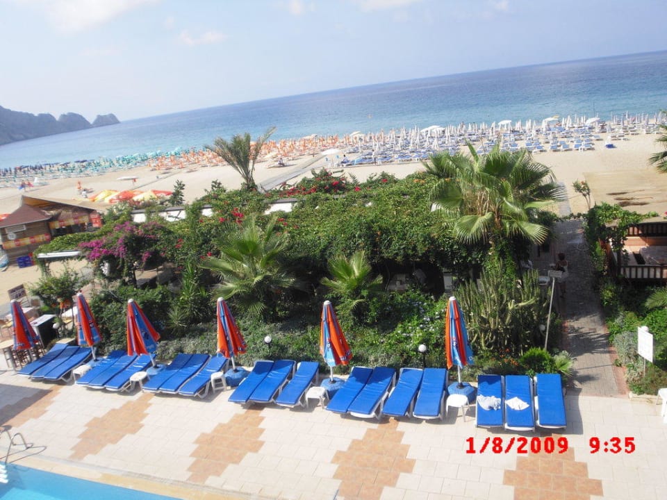 Auch vom Balkon aus Azak Beach Hotel