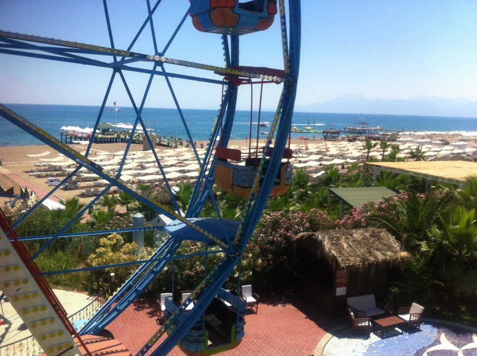 Blick zum Strand Hotel Delphin Diva
