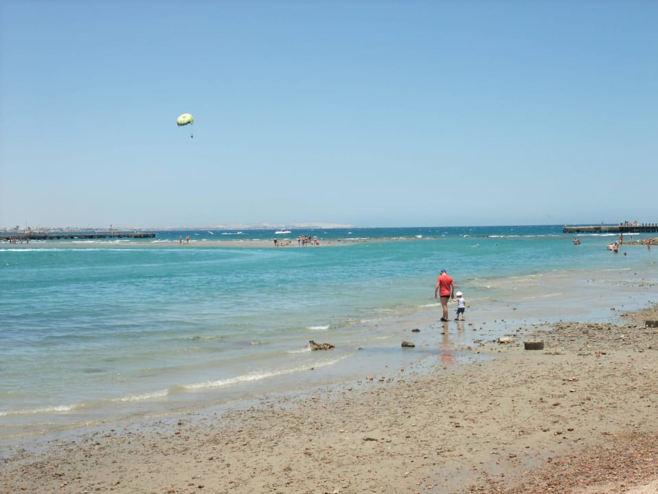 Dana Beach und Alf 1001 Nacht Badestrand mit Inse  Pickalbatros Alf Leila Wa Leila Resort - Neverland Hurghada