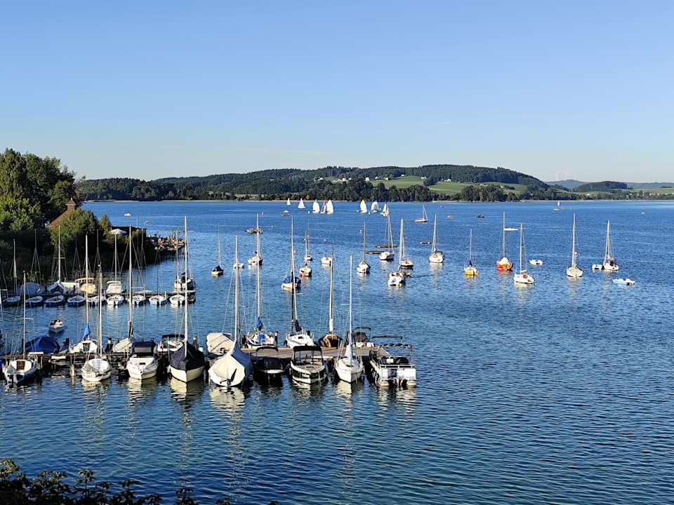Ausblick Seeside Hotel Seewirt Mattsee