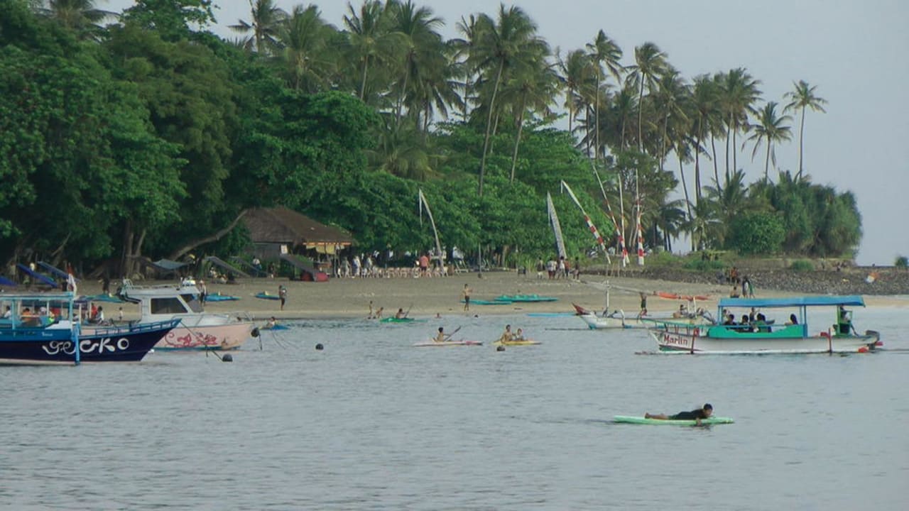 Vom Hafen zum Hotel Kila Senggigi Beach Lombok