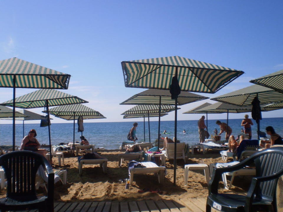 Ausblick auf das Meer Aska Hotel Just in Beach
