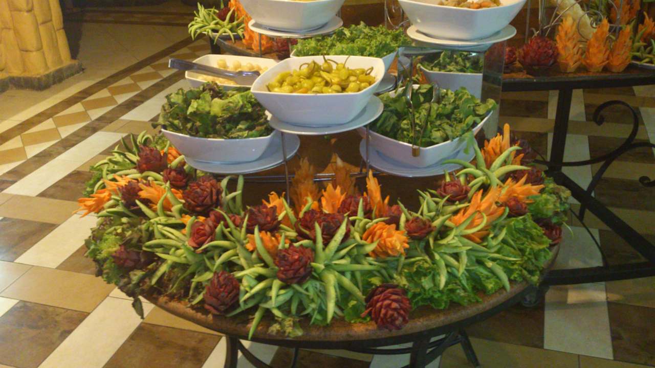 Salatbar Pickalbatros Alf Leila Wa Leila Resort - Neverland Hurghada