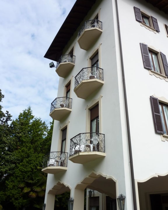 Hotelansicht vom Garten... aufgenommen Hotel Du Parc