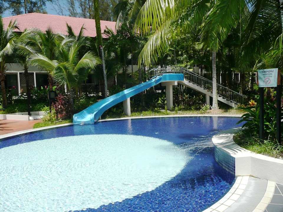 Riesige Poolanlage Hotel Miri Marriott Resort & Spa