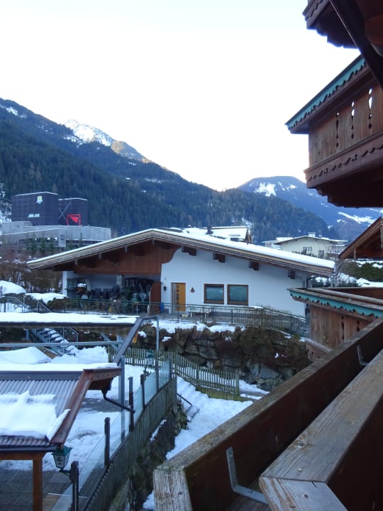 Aublick vom Balkon  Hotel Gasthof Brücke