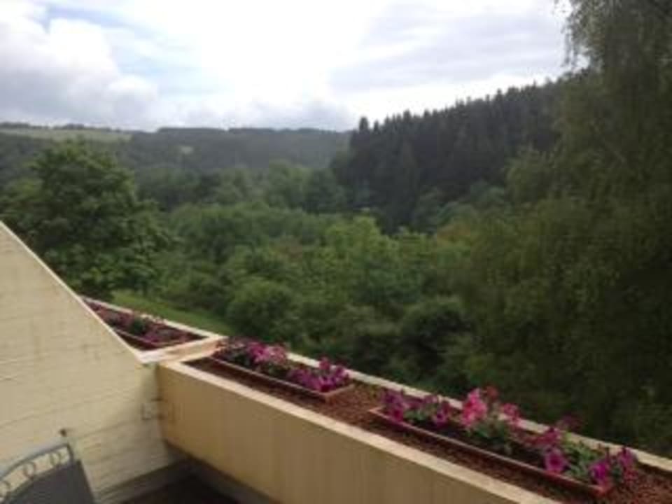 Ausblick vom Balkon Eifelhotel Daun