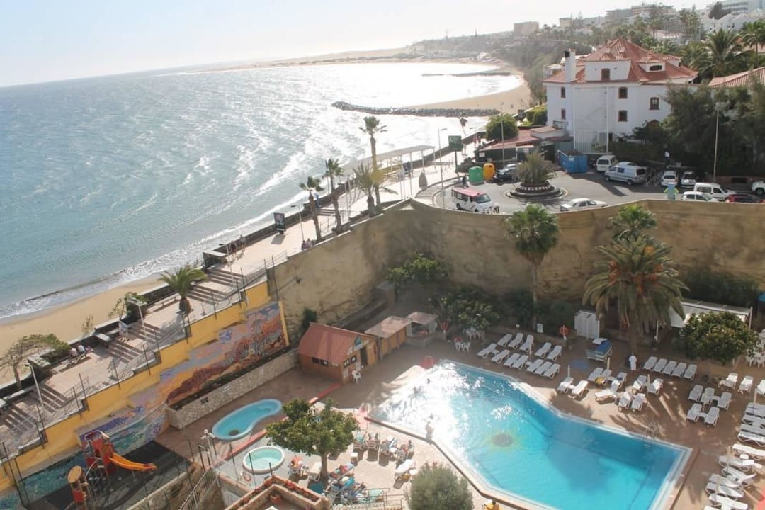 Blick vom Balkon ( 8.Etage )  Hotel Europalace