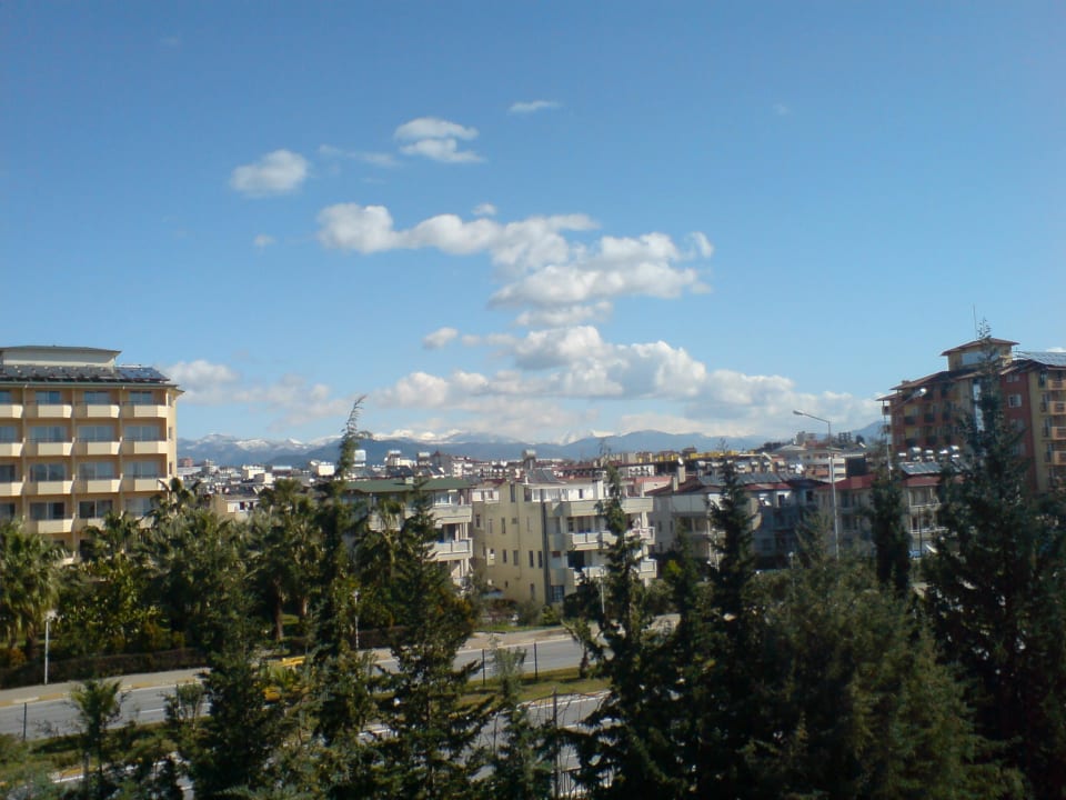 Blick aus dem Zimmer Aska Hotel Just in Beach