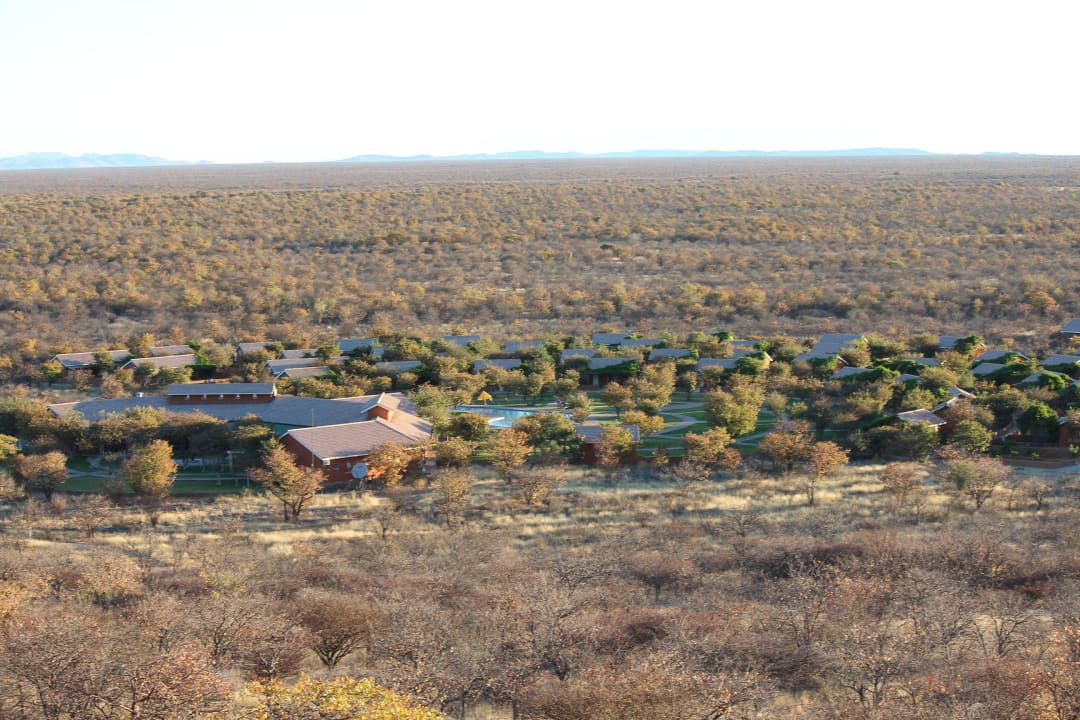 Ausblick beim Sundowner Damara Mopane Lodge