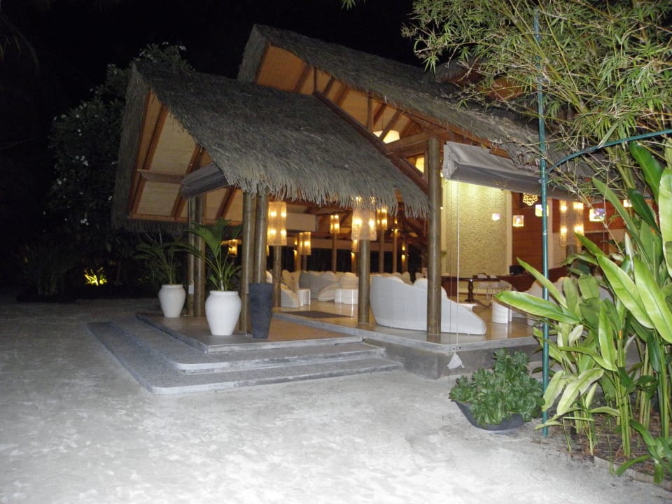 Rezeption seitlich Kuramathi Maldives