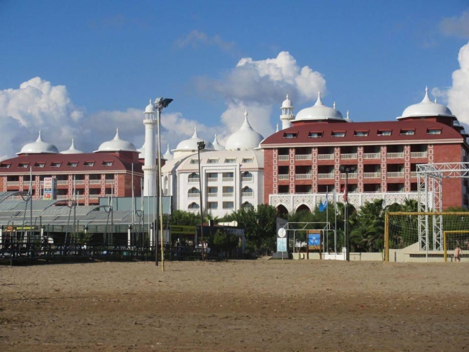 Vom Strand aus Royal Taj Mahal Hotel
