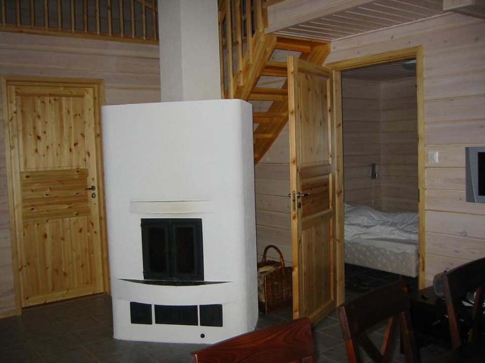 Wohnzimmer Ferienhaus Ounasvaaran Lakituvat