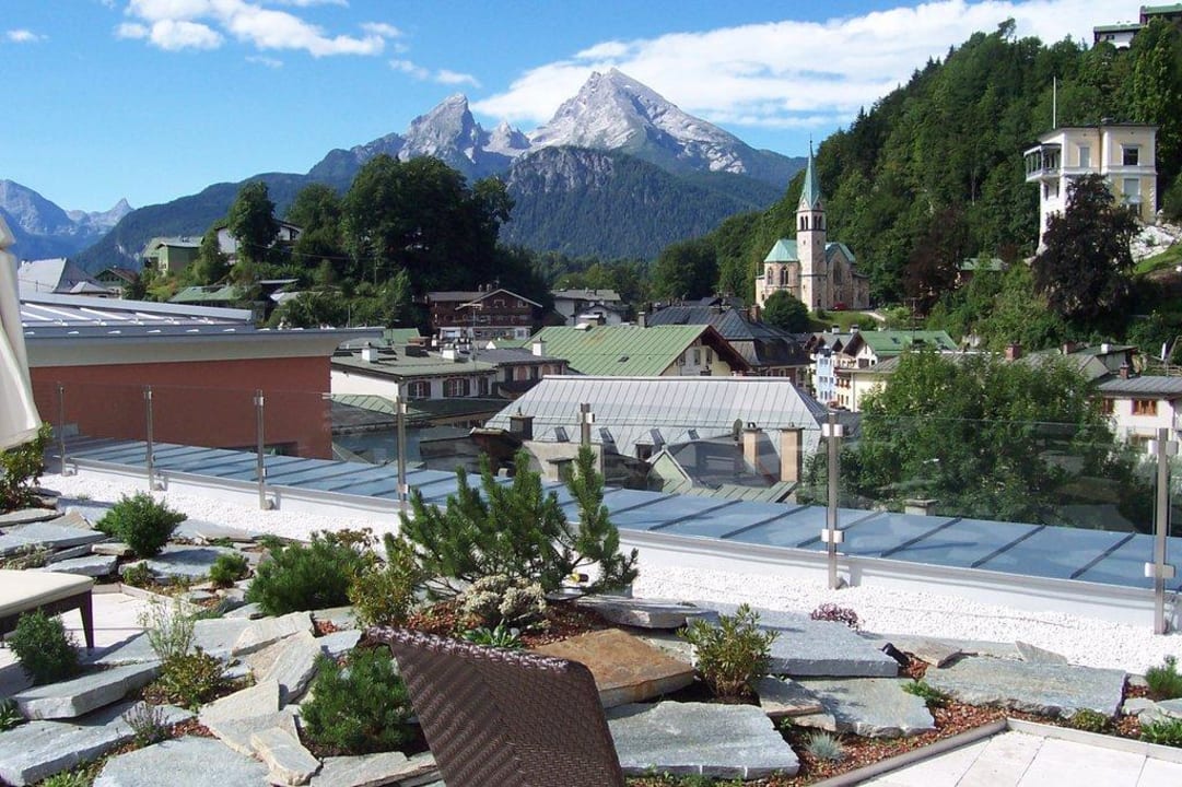 Ausblick vom 6. Stock Hotel EDELWEISS Berchtesgaden