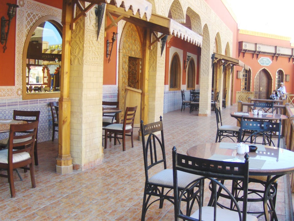 Wunderschön zum Frühstück Pickalbatros Alf Leila Wa Leila Resort - Neverland Hurghada