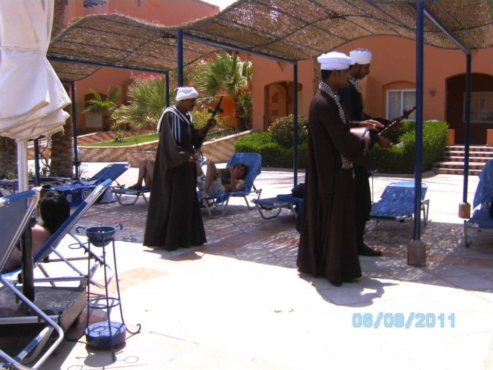 Livemusik am Pool zum ägyptischen Abend Jaz Makadi Oasis Resort