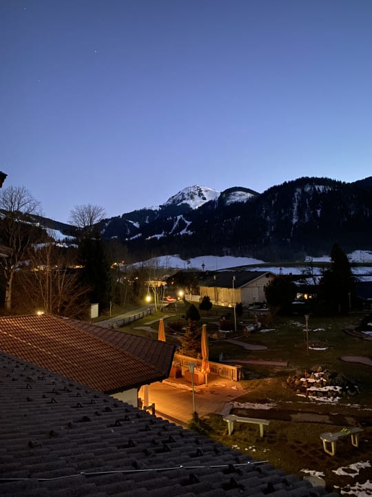 Ausblick Franzlhof Söll am Wilden Kaiser