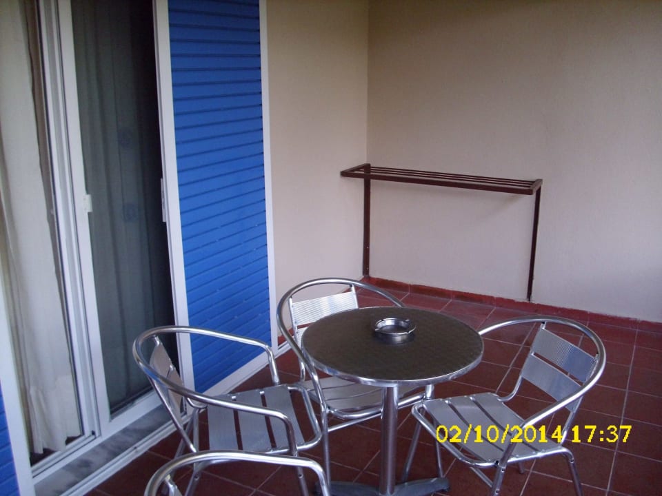 Terrasse des Bungalows Hotel Sousouras