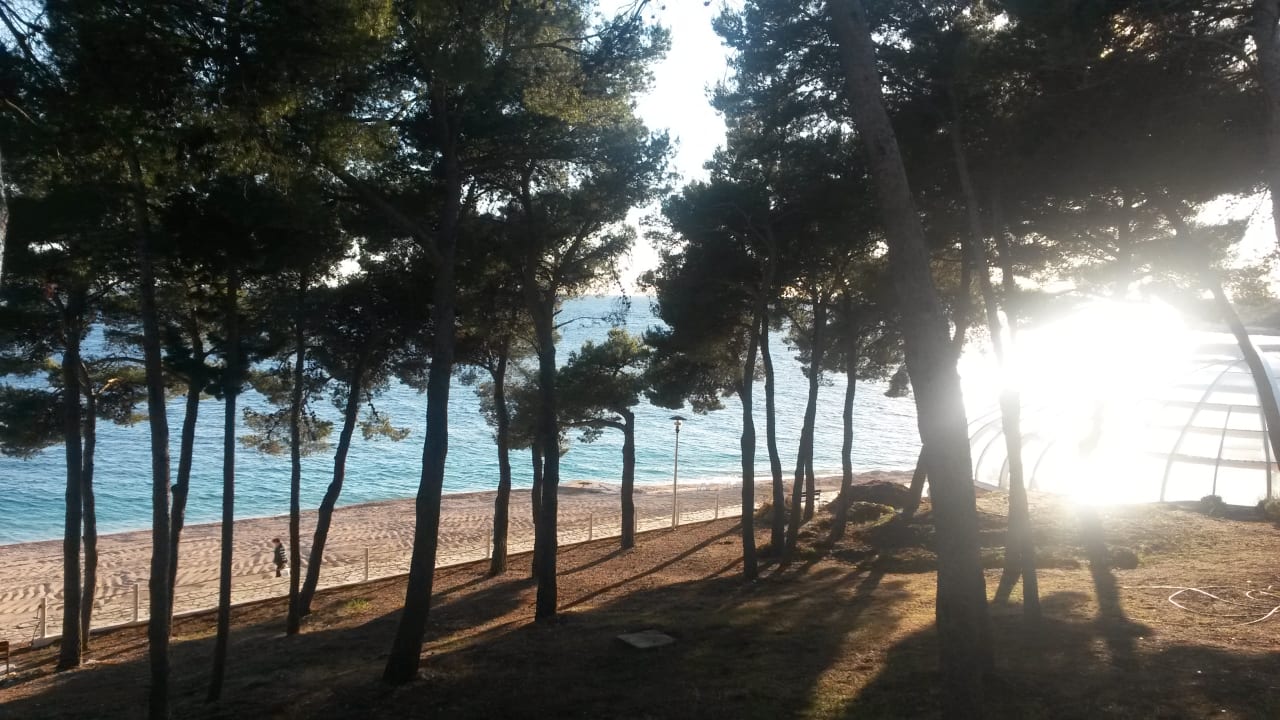 Ausblick vom Balkon  Hotel Zora