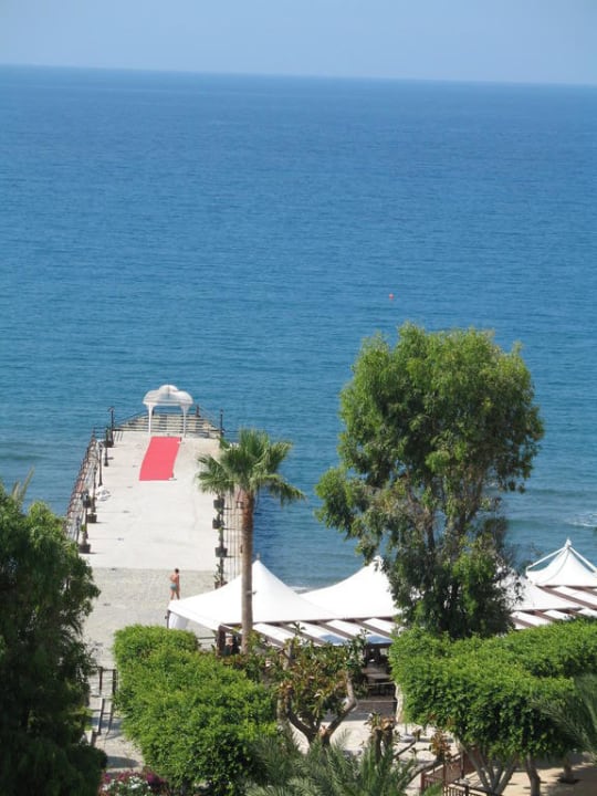 Ausblick vom 5 Stock Elias Beach Hotel