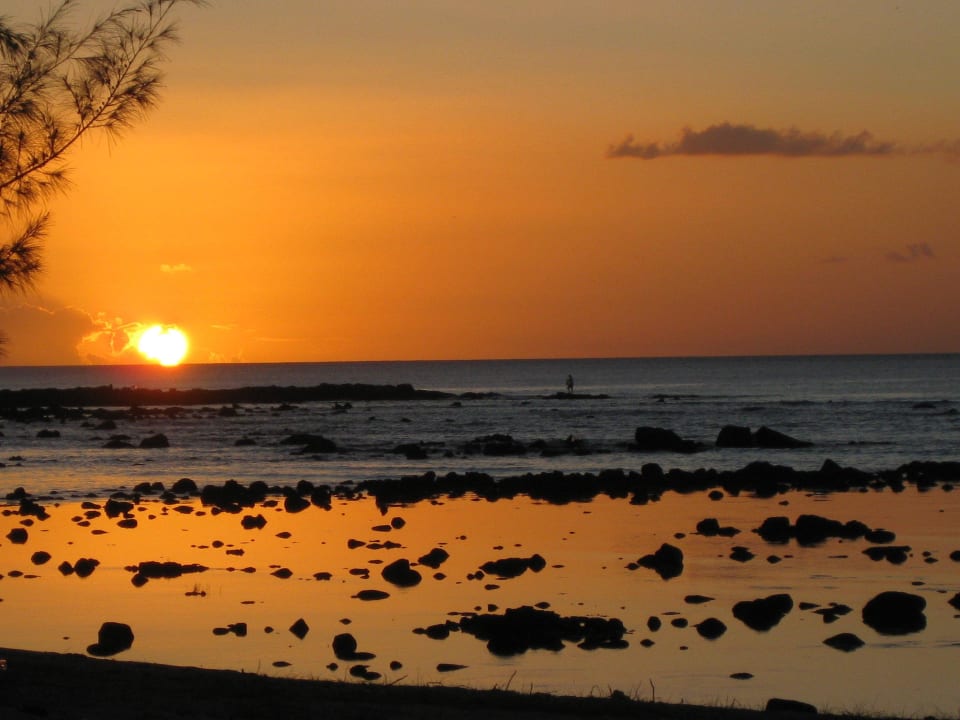 Traumhafte Sonnenuntergänge Veranda Pointe aux Biches Hotel