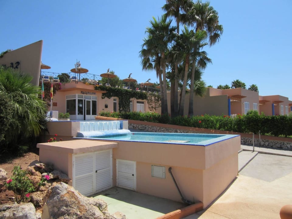 Eingang / Rezeption Apartments Mar Blau