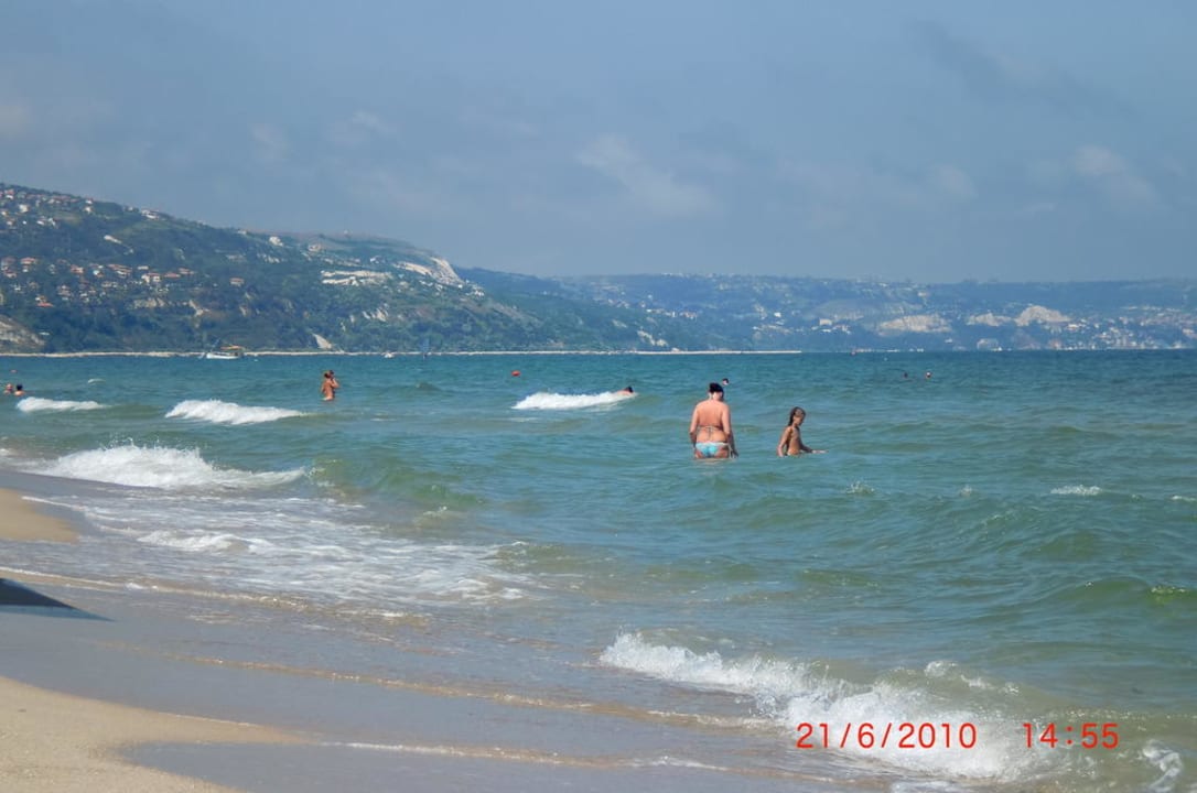 Weitläufiger Sandstrand Hotel Slavuna