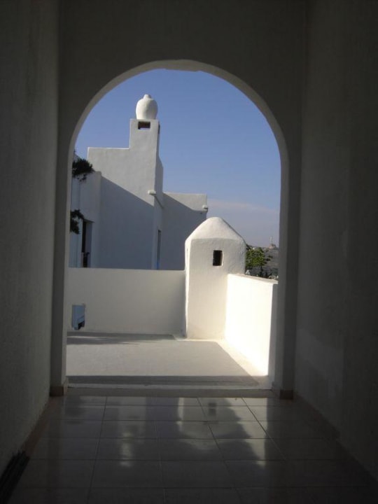 Blick vom Balkon Esperos Village Blue & Spa - Adults only