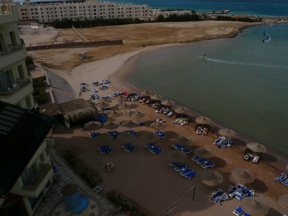 Vom Dach aufgenommen Magic Beach Hotel Hurghada